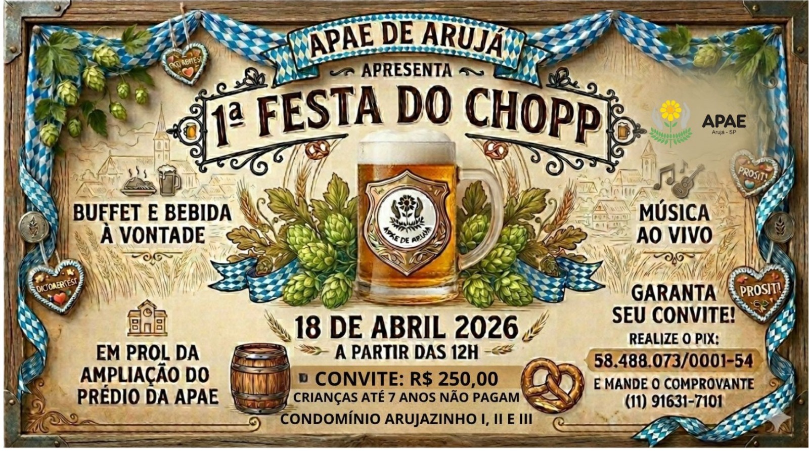 1ª Festa do Chopp